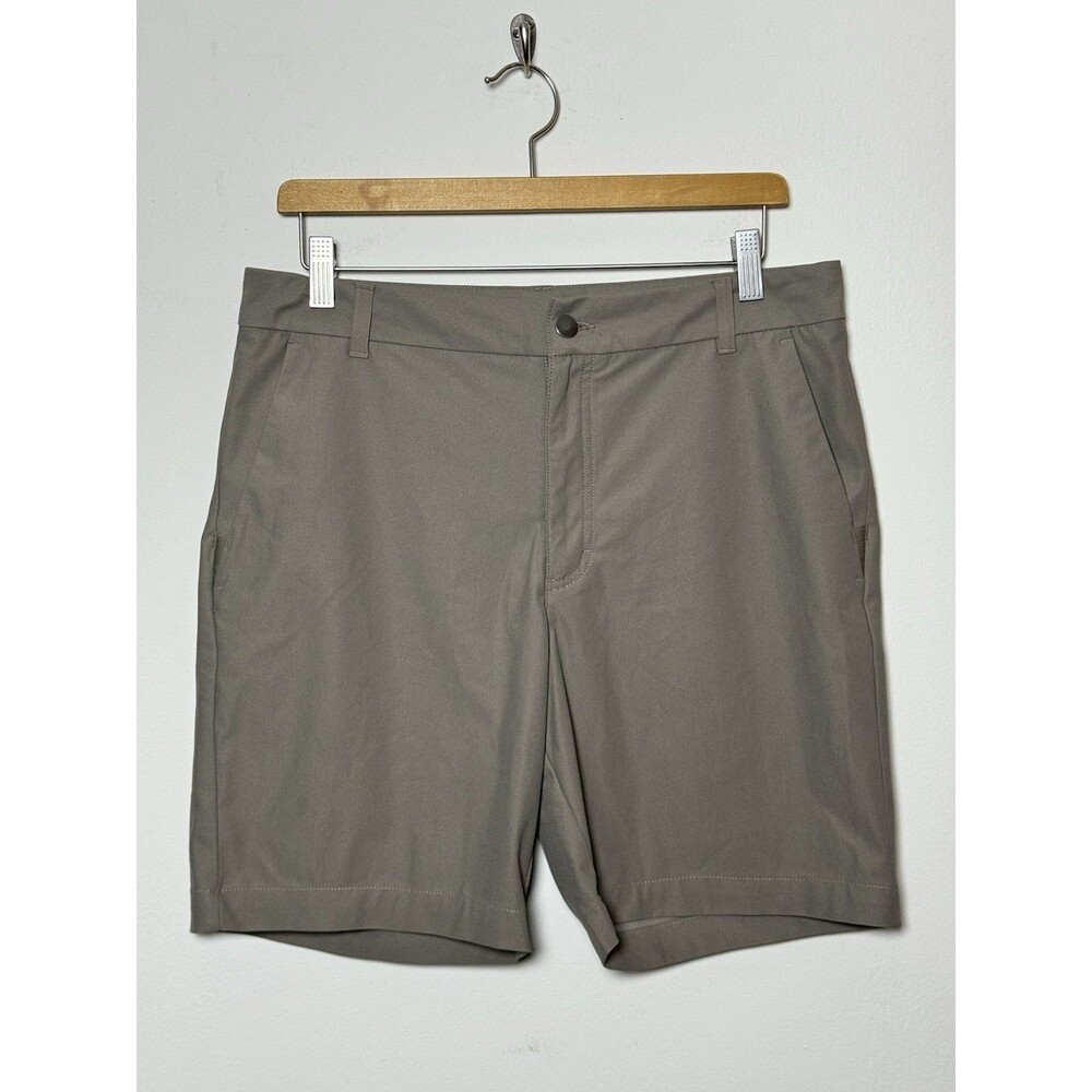 VRST Shorts Men 34 Beige Chino Golf 7" Inseam Stretch